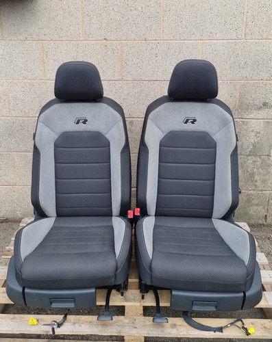 Pair front cloth - pair, alcantara