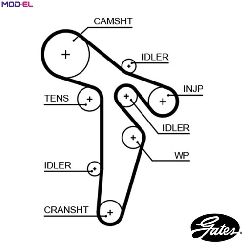 Timing belt 5649xs for skoda - for,